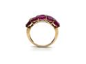 9ct Yellow Gold Ruby & Diamond Ring