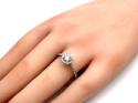 Platinum Diamond 3 Stone Ring