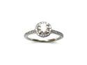 Platinum Diamond Halo Ring