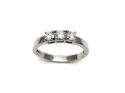 Platinum Diamond 3 Stone Ring