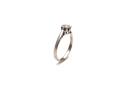 9ct White Gold Diamond Solitaire Ring