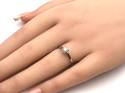 9ct White Gold Diamond Solitaire Ring