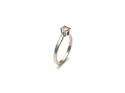 9ct White Gold Diamond Solitaire Ring