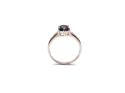 9ct Black Diamond Solitaire Ring