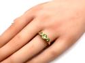 9ct Yellow Gold Peridot 3 Stone Ring