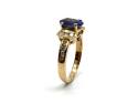 14ct Gold Tanzanite & Diamond Ring