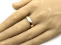 9ct Yellow Gold D Shaped Wedding Ring 5mm