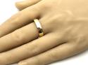 9ct Yellow Gold D Shaped Wedding Ring 5mm