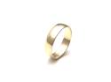 9ct Yellow Gold D Shaped Wedding Ring 6mm Z+1