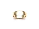 9ct Yellow Gold D Shaped Wedding Ring 6mm Z+1