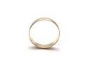 9ct Yellow Gold D Shaped Wedding Ring 6mm