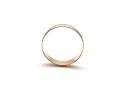 9ct Yellow Gold D Shaped Wedding Ring 6mm