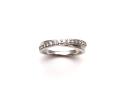 18ct Diamond Crossover Eternity Ring