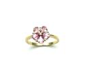 9ct Pink sapphire & Diamond