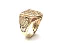 9ct Yellow Gold 3 Lions Ring