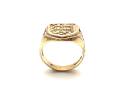 9ct Yellow Gold 3 Lions Ring