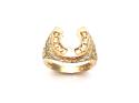 9ct Yellow Gold Horseshoe Ring