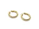 9ct Yellow Gold Twisted Hoop Earrings