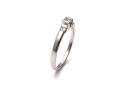 18ct White Gold Diamond Solitaire Ring