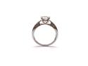 18ct White Gold Diamond Solitaire Ring