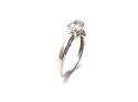 18ct White Gold Diamond Solitaire Ring