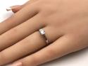 18ct White Gold Diamond Solitaire Ring