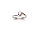 18ct White Gold Diamond Solitare Ring