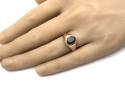 9ct Yellow Gold Garnet Signet Ring