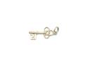 9ct Yellow Gold 21 Key Charm