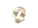 9ct Yellow Gold Patterned Wedding Ring