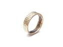 9ct Yellow Gold Patterned Wedding Ring