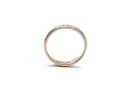 9ct 2 Colour Patterned Wedding Ring