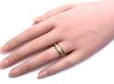 9ct Yellow Gold Patterned Wedding Ring