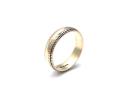 9ct Yellow Gold Patterned Wedding Ring