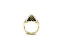 9ct Yellow Gold Pyramid Ring