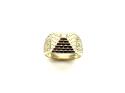 9ct Yellow Gold Pyramid Ring