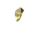 9ct Yellow Gold Pyramid Ring