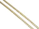 9ct Yellow Gold Curb Chain 20 Inch