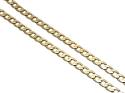 9ct Yellow Gold Curb Chain 21 Inch