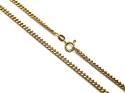 9ct Yellow Gold Curb Chain 19 inch