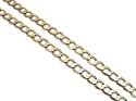 9ct Yellow Gold Curb Chain 19 Inch