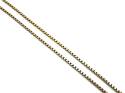 9ct Yellow Gold Box Chain 22 Inch