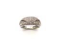 18ct White Gold Diamond Pave Ring