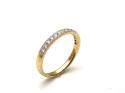 18ct Yellow Gold Diamond Eternity Ring 0.33ct