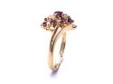 18ct Yellow Gold Ruby & Diamond Ring