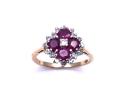 18ct Yellow Gold Ruby & Diamond Ring