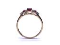 9ct Yellow Gold Ruby & Diamond Ring