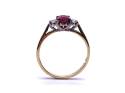 18ct Yellow Gold Ruby & Diamond Ring