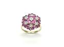 9ct Yellow Gold Ruby & Diamond Ring