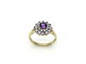 9ct Gold Amethyst & Tanzanite Ring